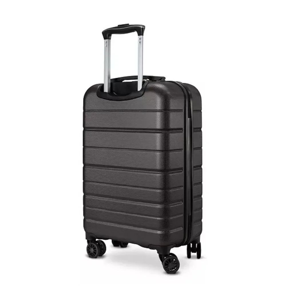 Skyway Epic 2.0 Hardside Carry-On 22 Rolling Suitcase Hard Shell Luggage - Black